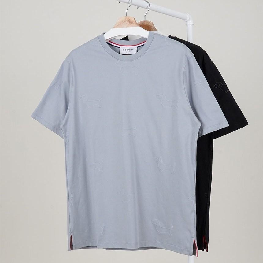 [국내배송][반품가능] 톰브라운 THOM BROWNE 클래식 헥터 실루엣 코튼 티셔츠 2color